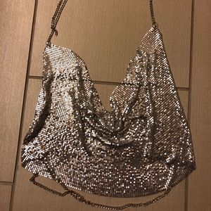 Chain crop top